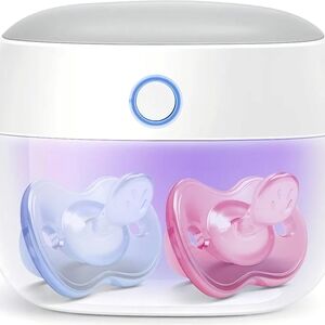 New Papablic Portable Pacifier Sanitizer, UV Light Sanitizer Case Pacifier USB